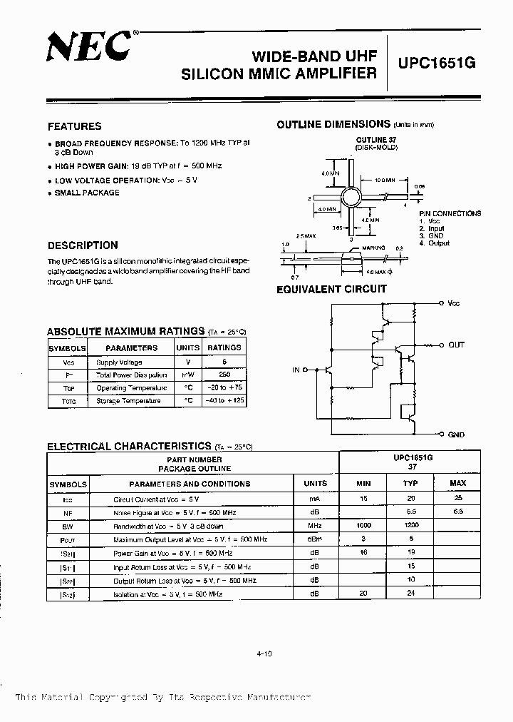 UPC1651G_45106.PDF Datasheet