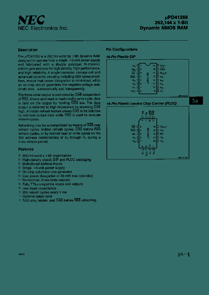 UPD41256_329748.PDF Datasheet