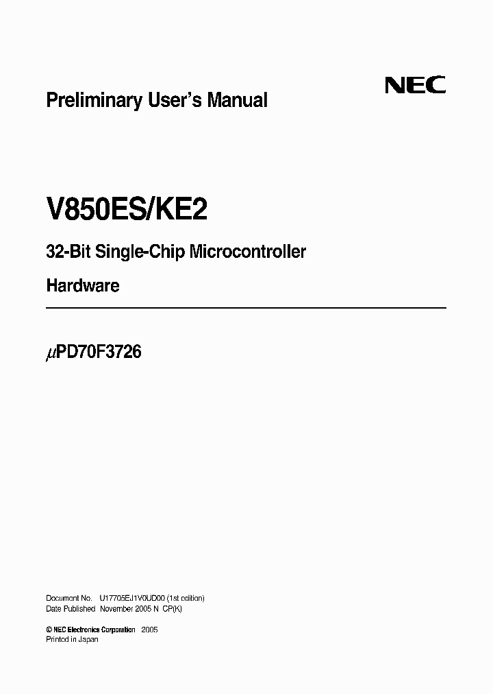 UPD70F3726_326995.PDF Datasheet