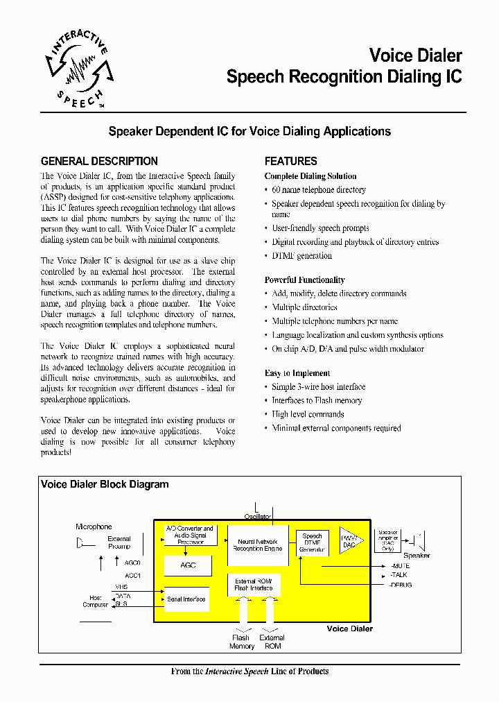 VOICEDIALER_310155.PDF Datasheet