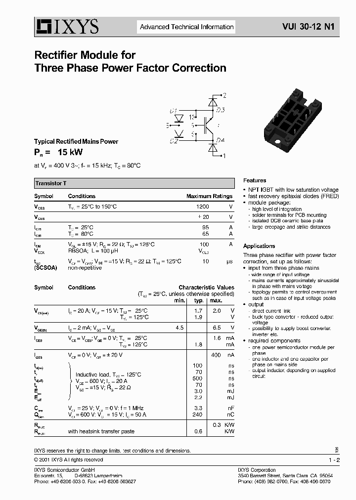 VUI30-12N1_363254.PDF Datasheet