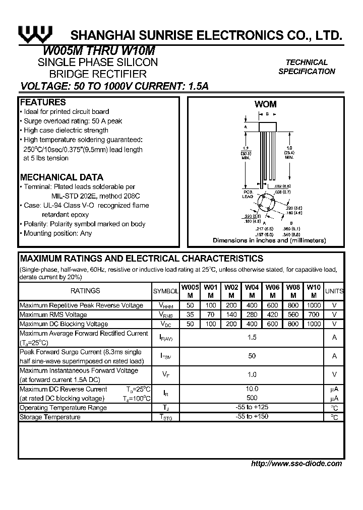 W04M_200749.PDF Datasheet
