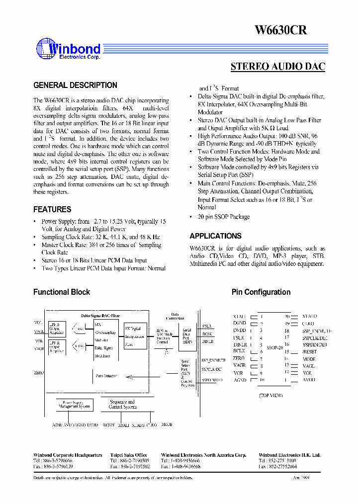 W6630CR_318102.PDF Datasheet