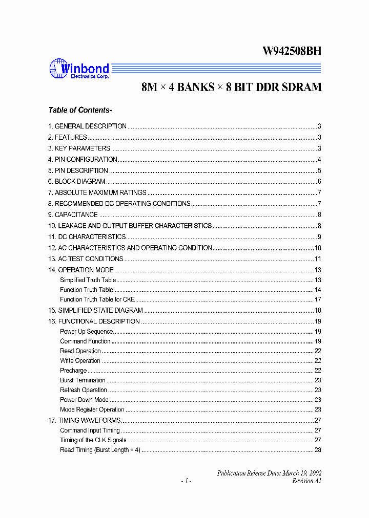 W942508BH_308108.PDF Datasheet