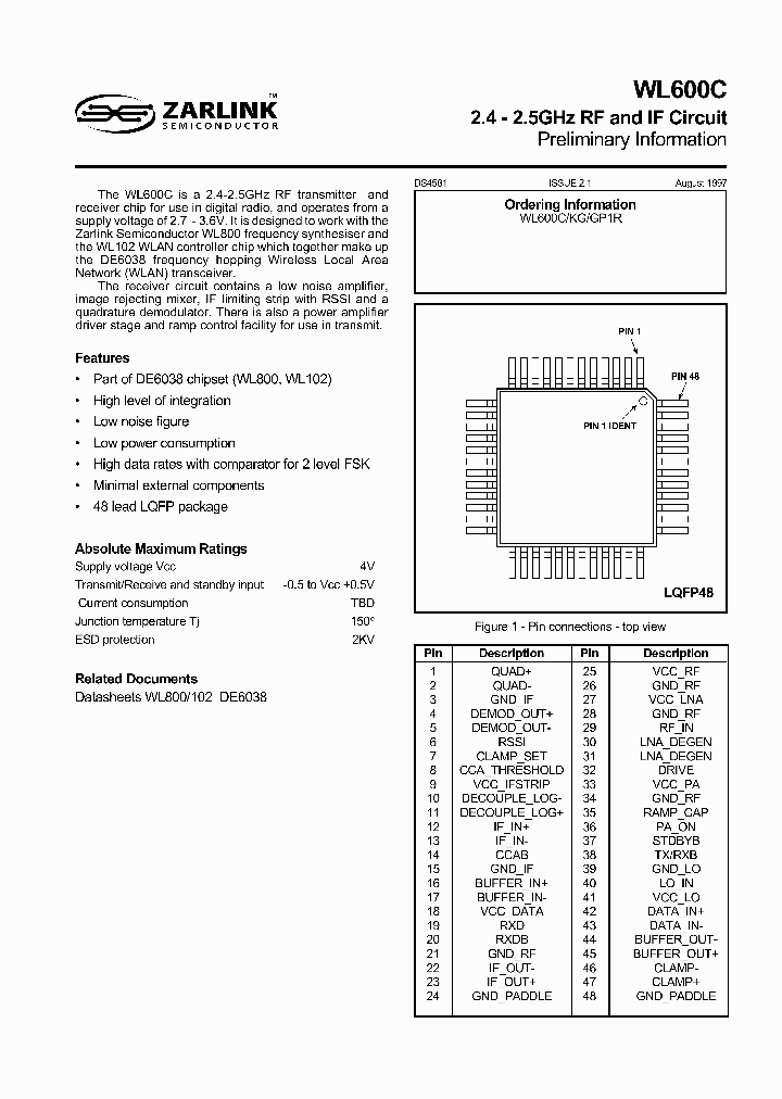WL600C_329057.PDF Datasheet