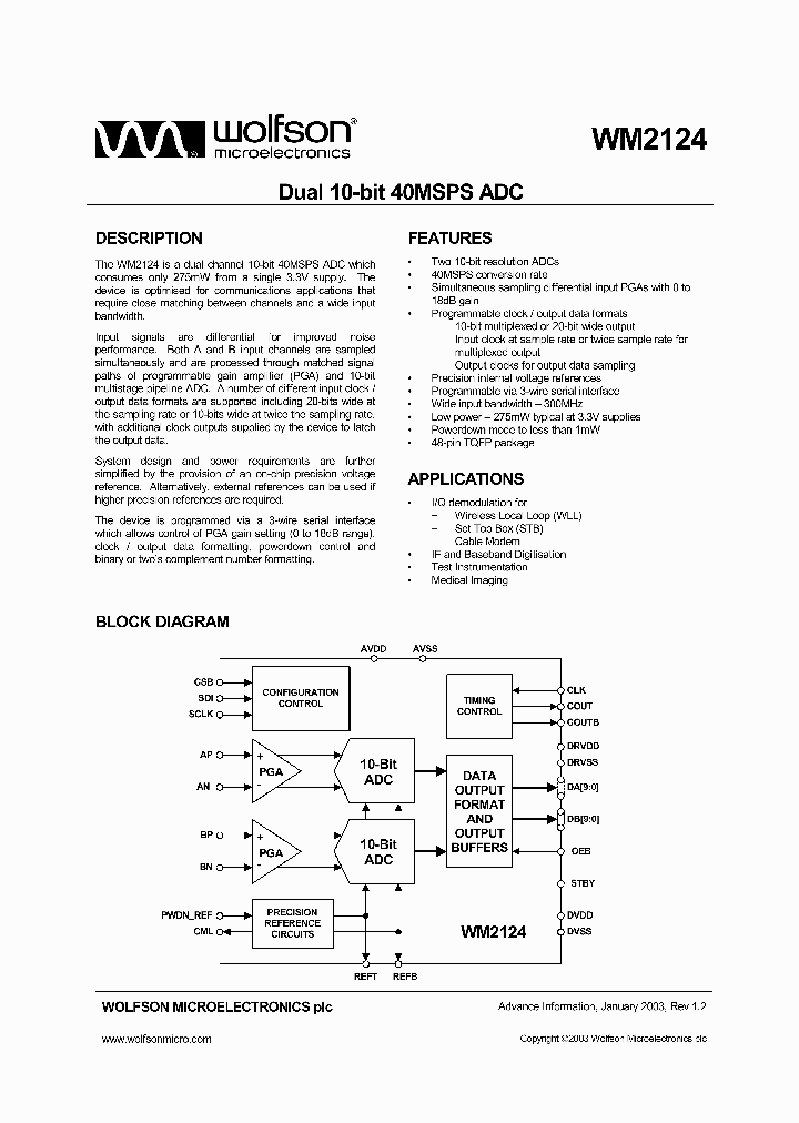 WM2124_306284.PDF Datasheet