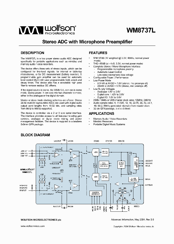 WM8737_51814.PDF Datasheet