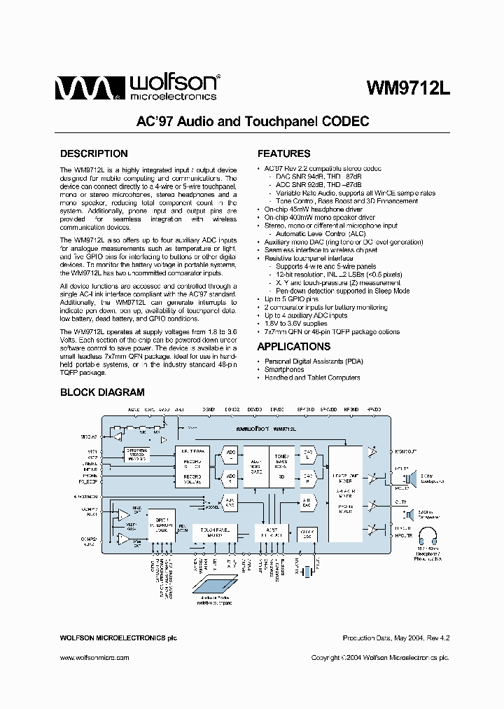 WM9712_317750.PDF Datasheet
