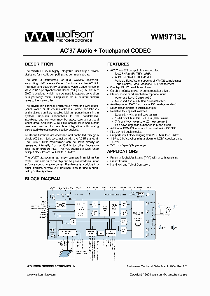 WM9713_51966.PDF Datasheet