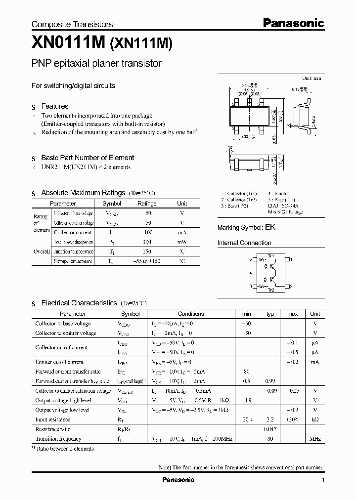 XN0111M_366800.PDF Datasheet