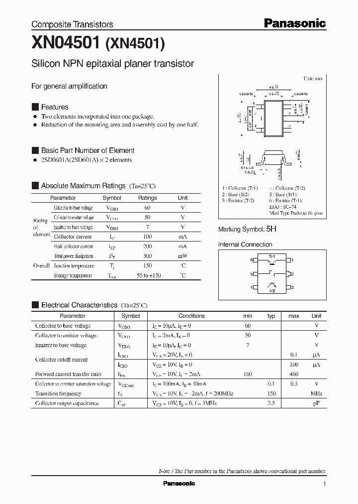 XN4501_192102.PDF Datasheet