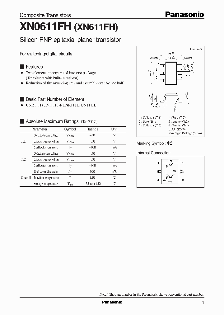 XN611FH_344960.PDF Datasheet