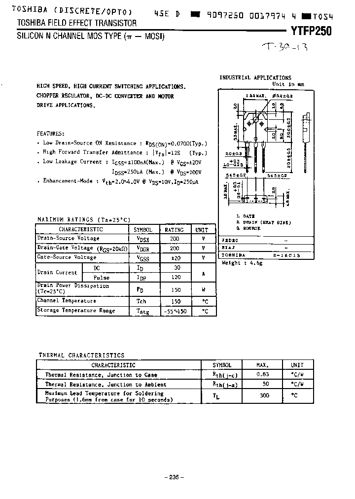 YTFP250_197400.PDF Datasheet