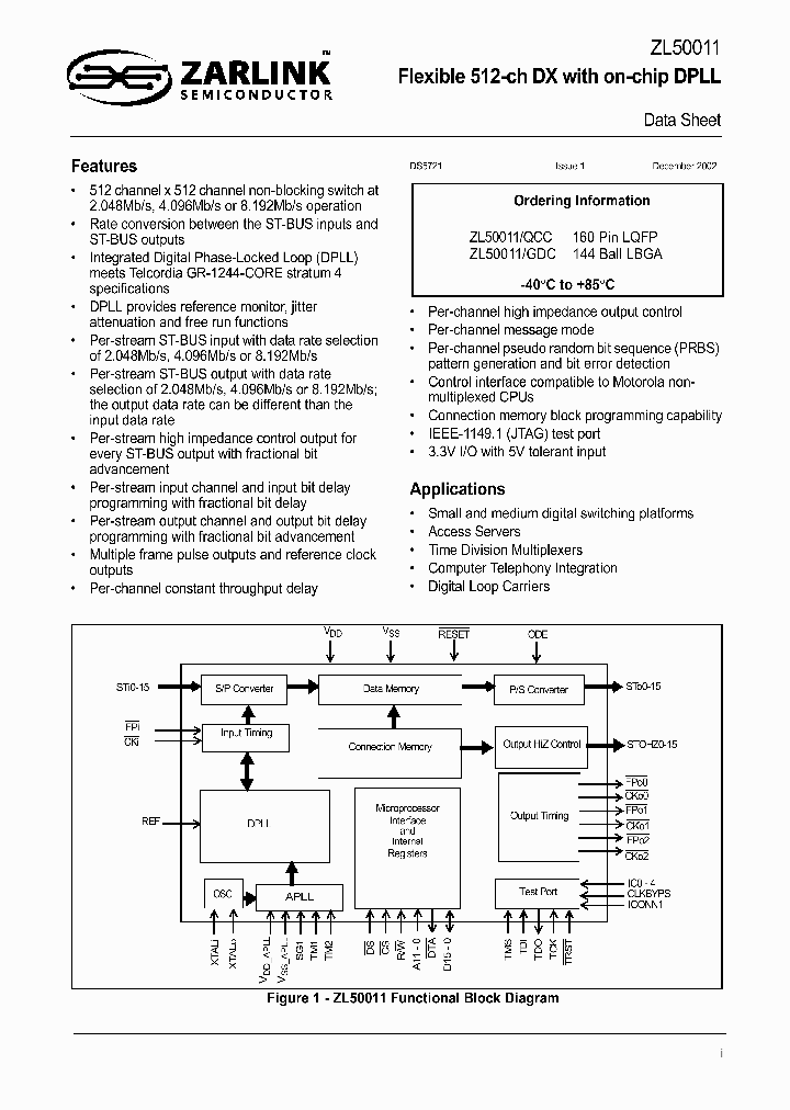 ZL50011_348398.PDF Datasheet