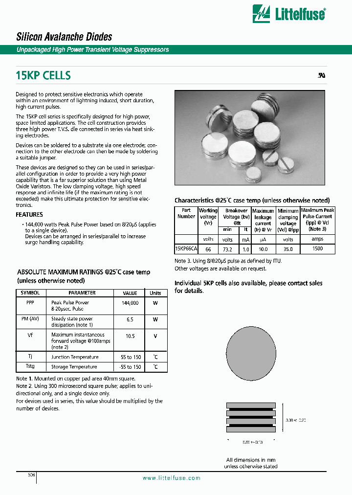 15KP66CA_406254.PDF Datasheet