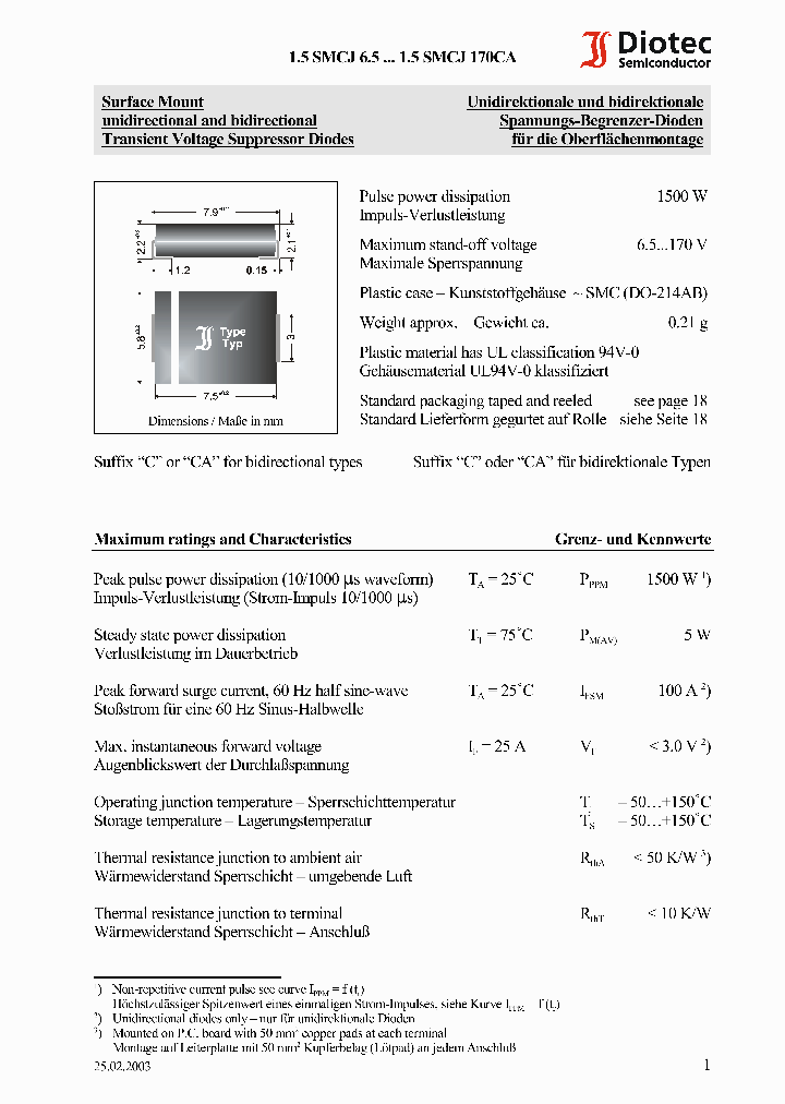 15SMCJ65_401821.PDF Datasheet