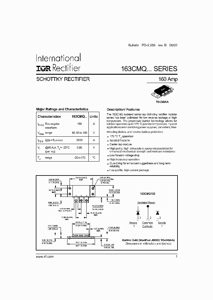 163CMQ060_407410.PDF Datasheet