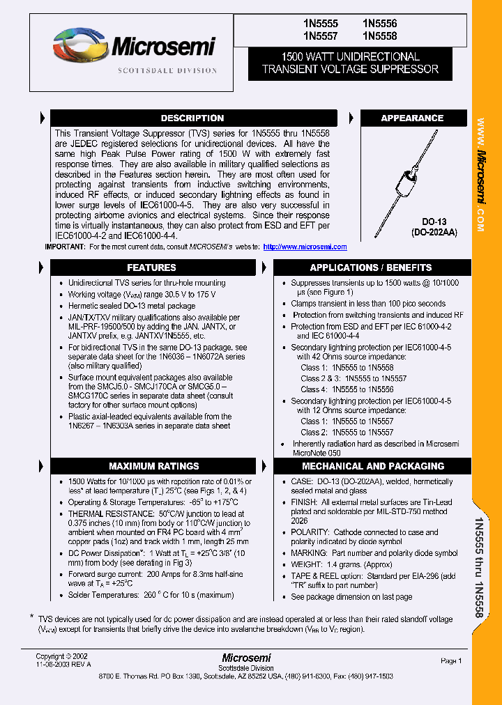 1N5557TR_375180.PDF Datasheet