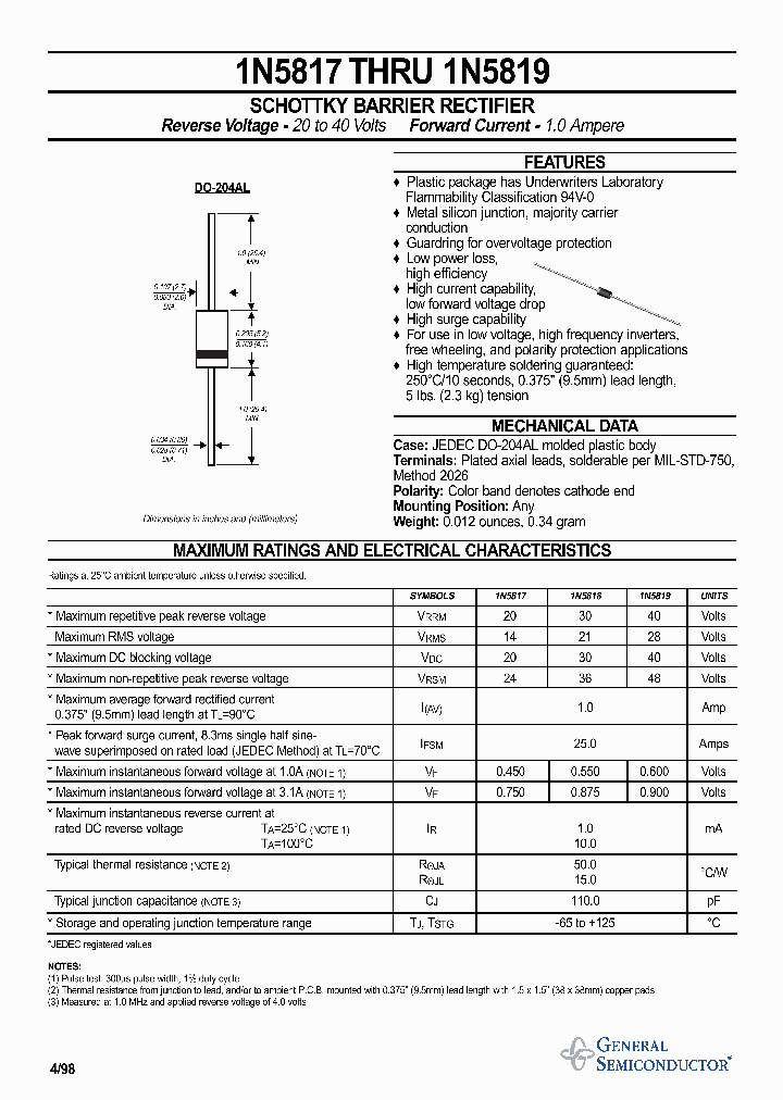 1N5819_433027.PDF Datasheet
