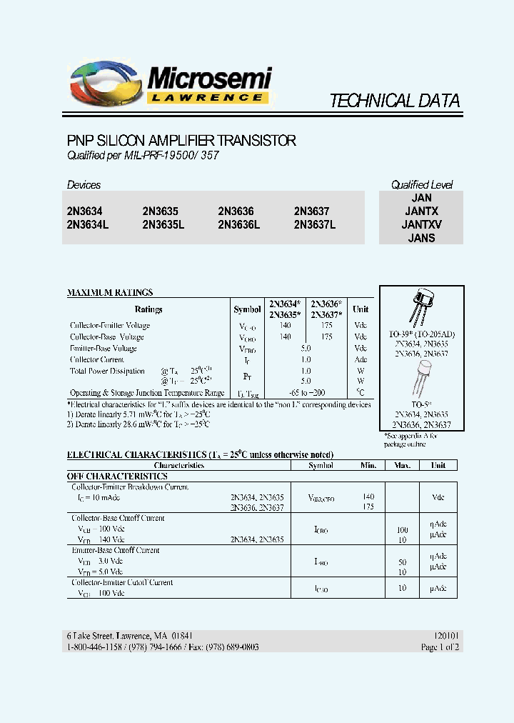 2N3634_416056.PDF Datasheet
