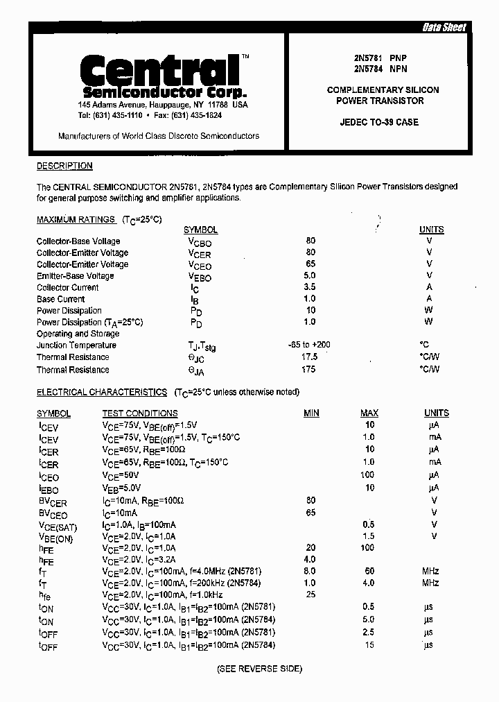 2N5781_418646.PDF Datasheet
