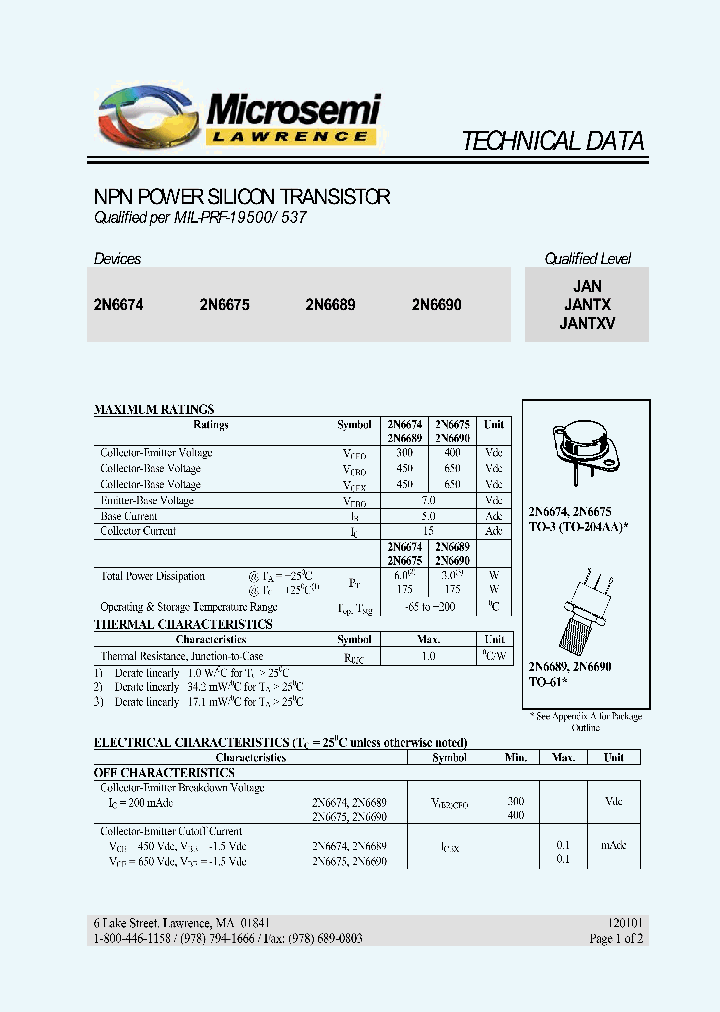 2N6689_399007.PDF Datasheet
