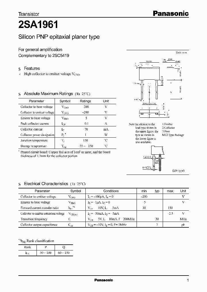 2SA1961_413876.PDF Datasheet