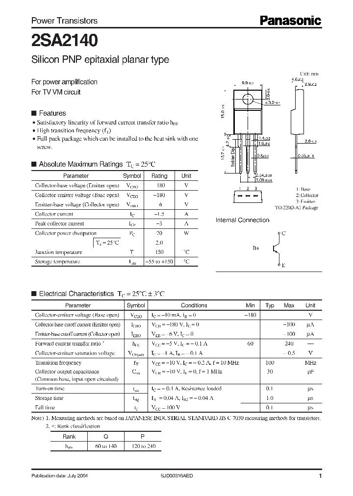 2SA2140_418877.PDF Datasheet