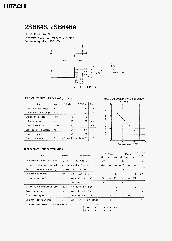 2SB646_409782.PDF Datasheet