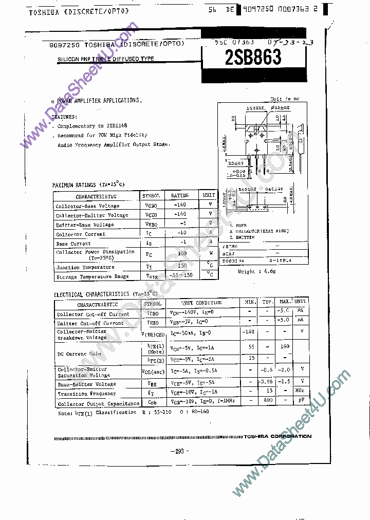 2SB863_393905.PDF Datasheet