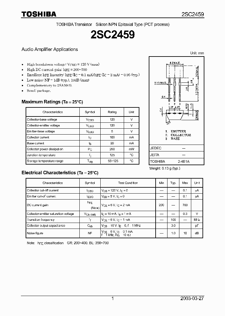 2SC2459_403298.PDF Datasheet