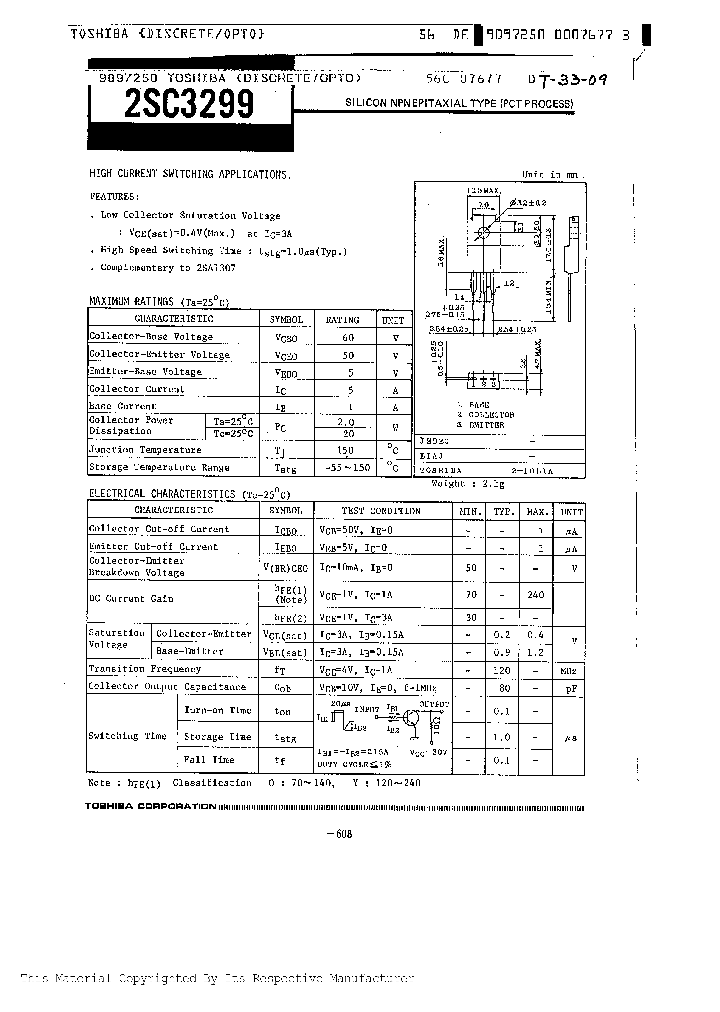 2SC3299_419951.PDF Datasheet