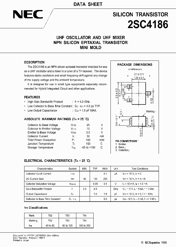 2SC4186_397804.PDF Datasheet