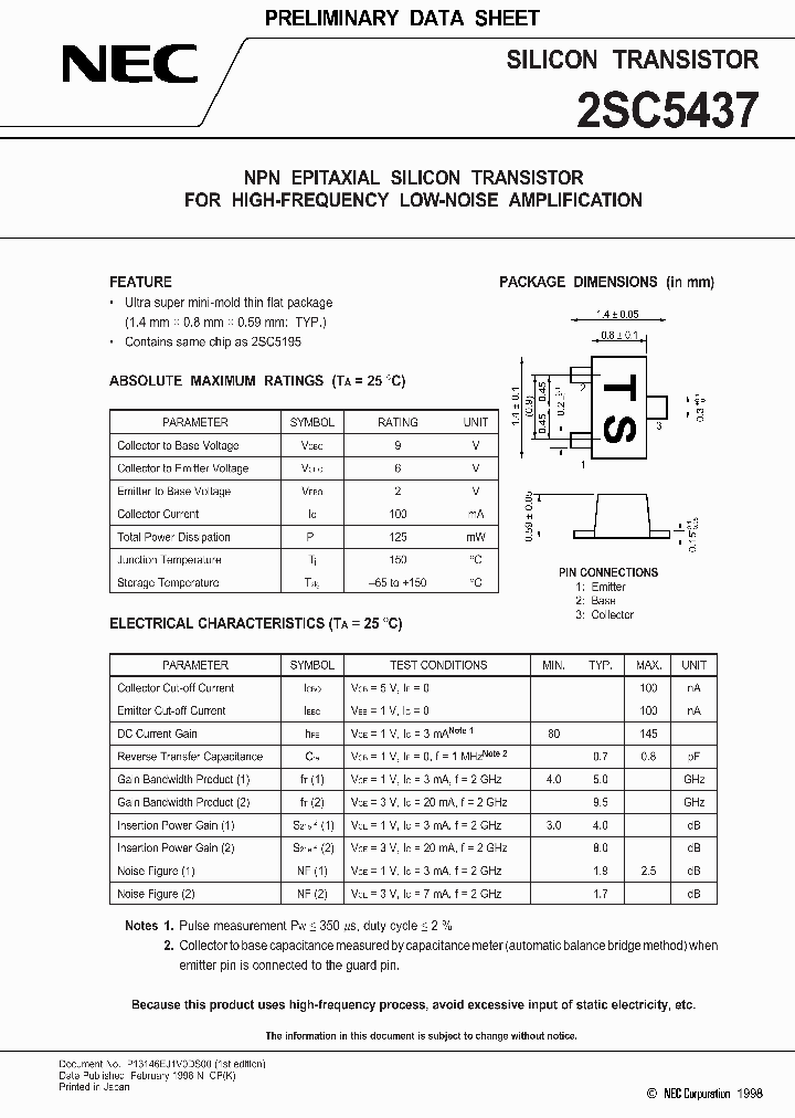 2SC5437_412237.PDF Datasheet