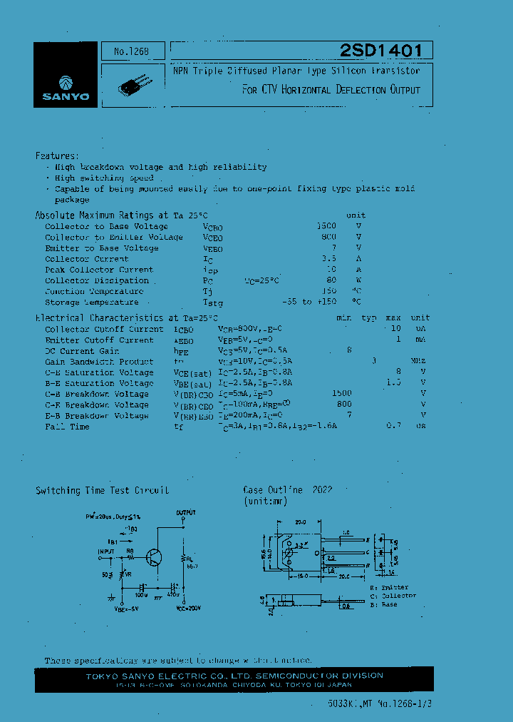 2SD1401_400770.PDF Datasheet
