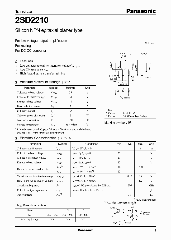 2SD2210_404376.PDF Datasheet