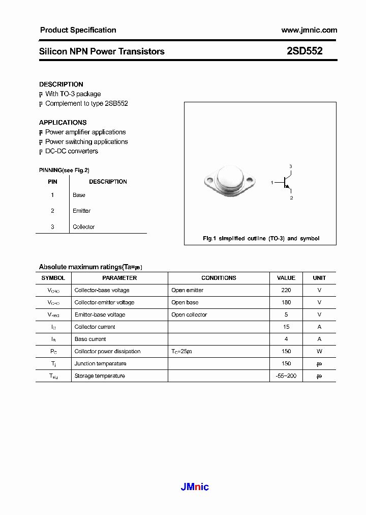 2SD552_423123.PDF Datasheet