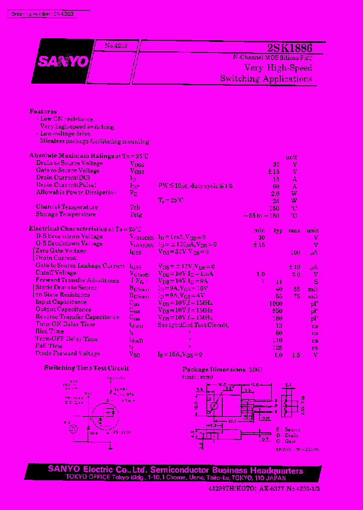 2SK1886_419612.PDF Datasheet