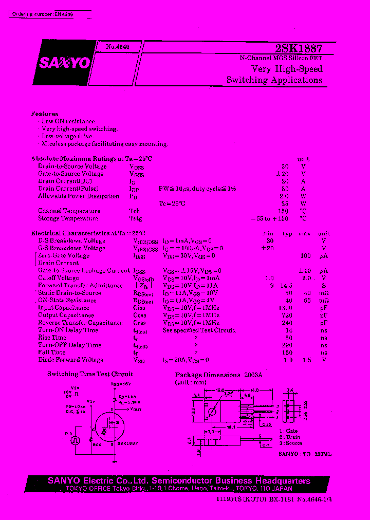 2SK1887_419613.PDF Datasheet