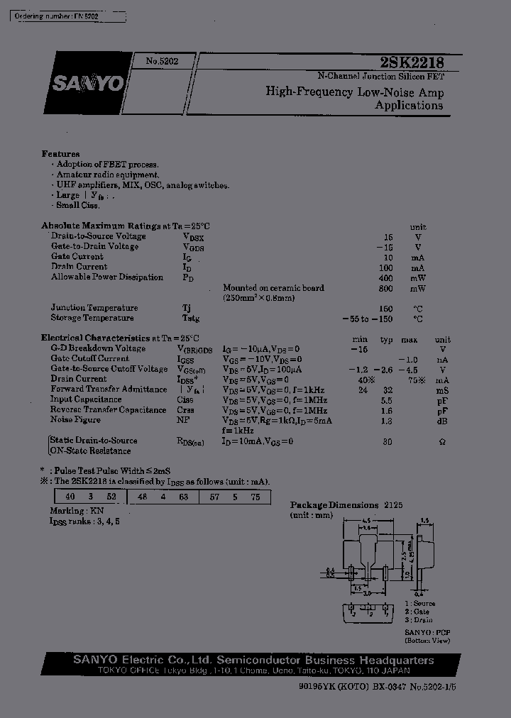2SK2218_411640.PDF Datasheet