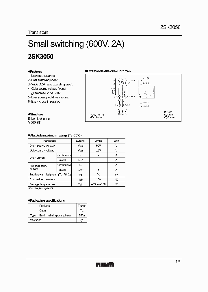 2SK3050_418607.PDF Datasheet