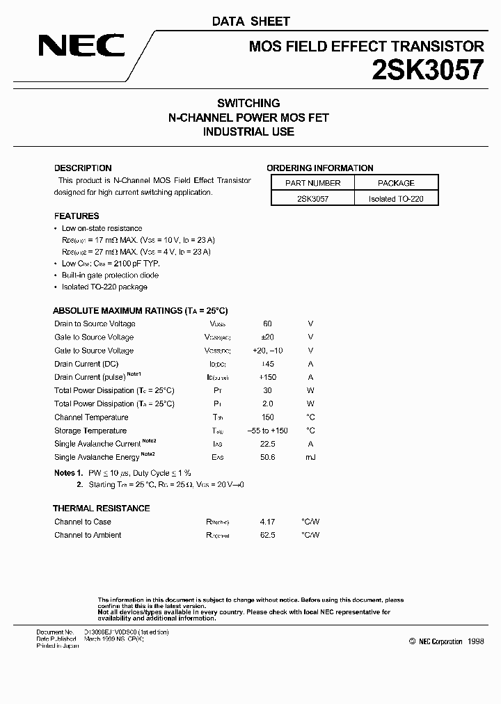 2SK3057_305793.PDF Datasheet