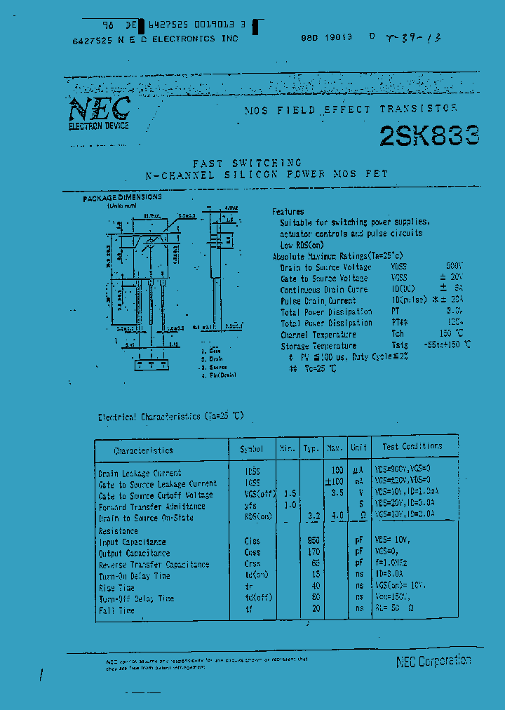 2SK833_394773.PDF Datasheet
