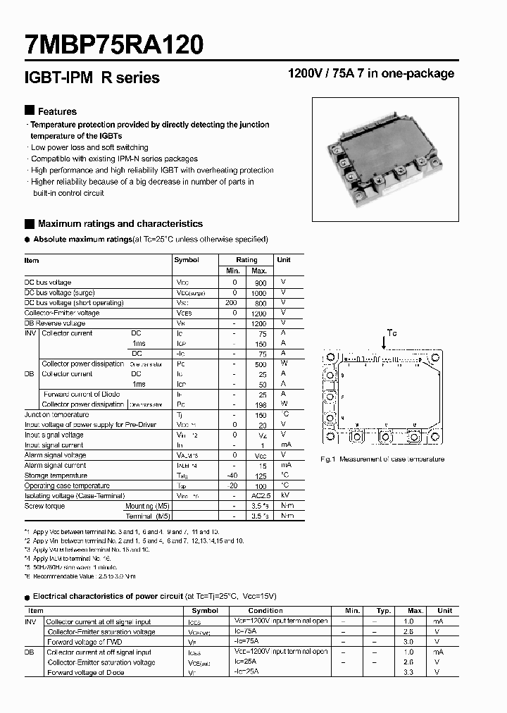 7MBP75RA120_423806.PDF Datasheet