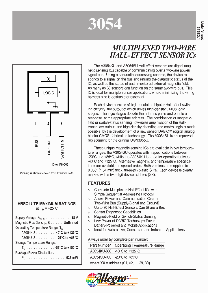 A3054SU_388711.PDF Datasheet