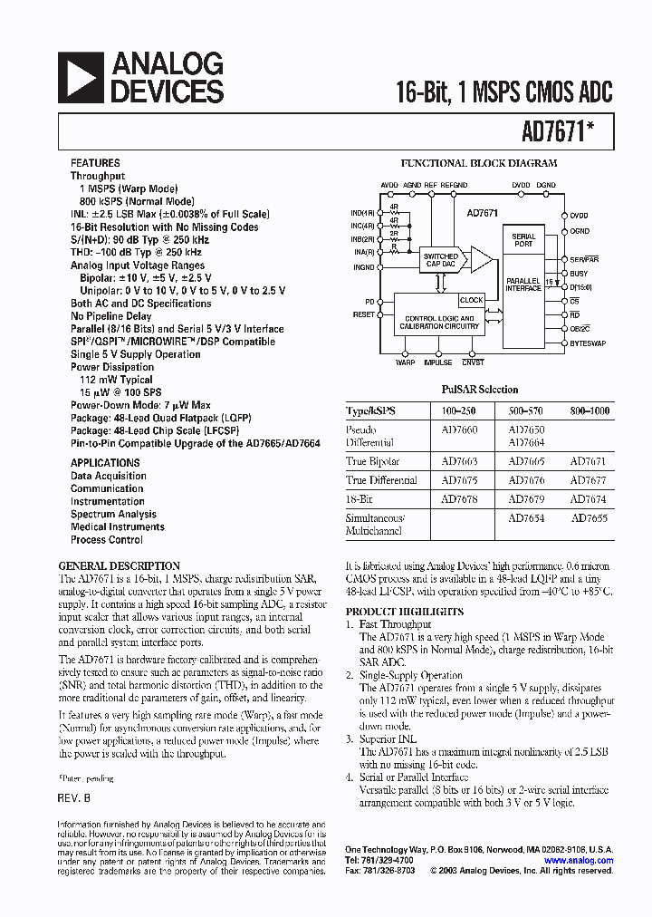 AD7671ACP_396487.PDF Datasheet