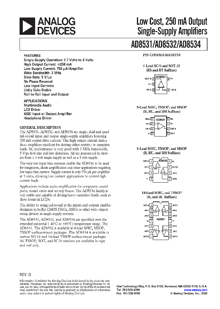 AD8531AKS_408850.PDF Datasheet