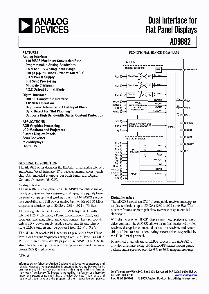 AD9882KST-100_77674.PDF Datasheet