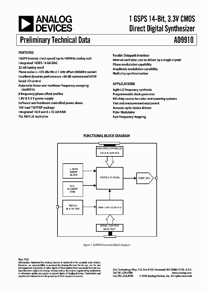 AD9910_430072.PDF Datasheet