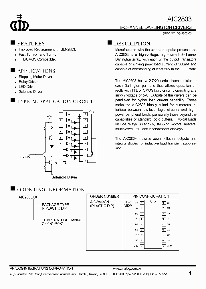 AIC2803_412429.PDF Datasheet